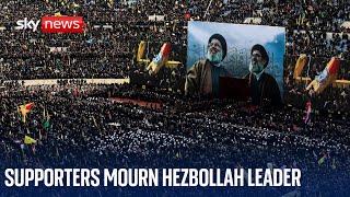 Lebanon: Supporters mourn Hezbollah leader - with group left in crisis