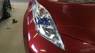 Nissan Leaf 1 поколение - изменение японского света на европейский леворульный