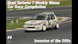 Gran Turismo 7 Weekly Meme Car Race Compilation #4: Invasion of the 205s