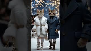 Cute kitten's enjoying party  kitty going to party #kittenslovers #family #shorts #cats