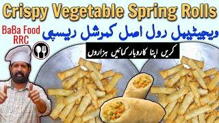Crispy Vegetable Spring Rolls | Vegetable Roll Recipe | Easy Snacks Recipe | Toasted By BaBa Food