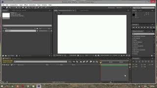 How to extend the time line in Adobe After Effects
