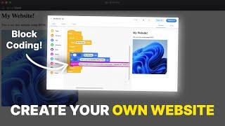CREATE a website using block based coding!