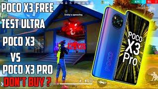 POCO X3 PRO FREE FIRE TEST || POCO X3 VS POCO X3 PRO || DON'T BUY ?