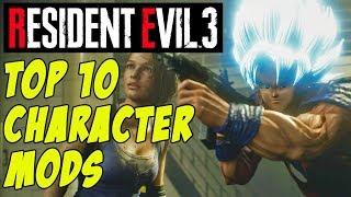 Resident Evil 3 - TOP 10 CHARACTER MODS!