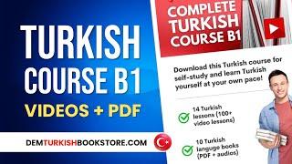 Turkish Language Course B1 | How To Learn Turkish Yourself #turkishlanguage