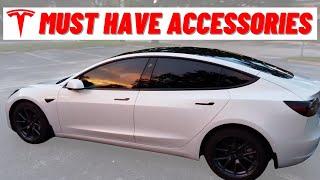 2021 Tesla Model 3 MUST HAVE Accessories Review