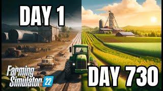 I Spent 2 Years Building Ultimate Farm From $0? | Farming Simulator 22