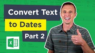 Excel: How To Convert Text To Dates With Text To Columns