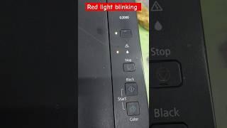 Canon G2000 printer Red light blinking problem and solutions head cartidge problem #shorts