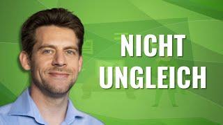 Excel NICHT | Excel UNGLEICH