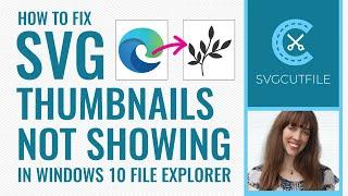 How to Get SVG Thumbnails to Show in Windows Explorer