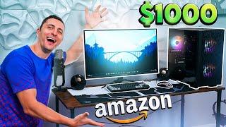 I Built a Full Gaming Setup for $1000 using only Amazon!