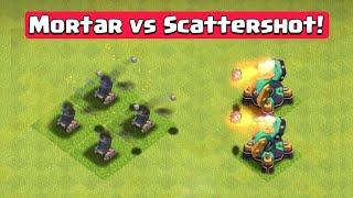Max Scattershot vs Level 1 Mortar!? - Clash of Clans