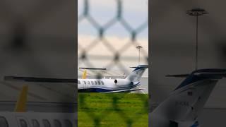 Rocket! Super Quick Takeoff By Luxaviation Cessna 525 Citation (D-ICBA) Departs EGNX For EHRD.