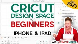 How to Use Cricut Design Space in 2023 on iPad or iPhone! (Cricut Kickoff Lesson 3)