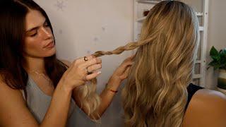 ASMR | Girl In The Back of Class Plays With Your Hair 🫶️ (Hair play, brushing, braids, whisper)