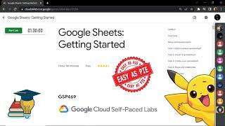 Google Sheets: Getting Started || [GSP469] || Solution