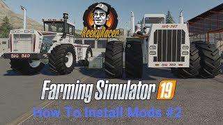 Farming Simulator 19 Showing How to Install Mods through Steam!!!