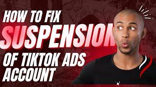 How to Fix Tiktok Ads Agency Account Suspension Issue | Tiktok Agency Account Pakistan