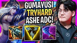 GUMAYUSI FULL TRYHARD WITH ASHE! - T1 Gumayusi Plays Ashe ADC vs Caitlyn! | Season 2024