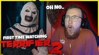 TERRIFIER 2 (2022) Movie Reaction! *First Time Watching* | oh my god.