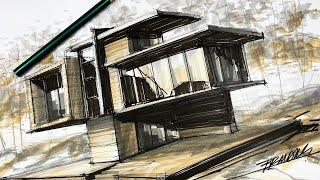 ARCHITECTURE SKETCHING / HOUSE 34