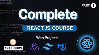  Complete React Course With Tailwind, Redux, MUI, Deployment (2024)