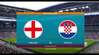 PES 2021 - ENGLAND VS CROATIA/ EURO 2020