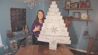 How to Make a DIY Wood Pallet Christmas Tree