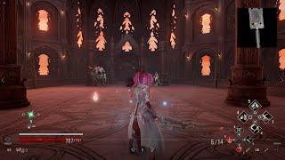 Code Vein solo level 1 vs Cannoneer & Blade Bearer in the easiest way