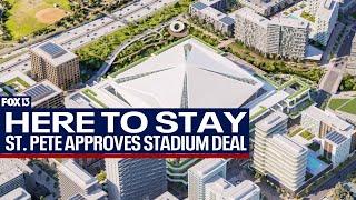 St. Pete City Council approves Rays stadium project