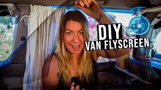 How to make DIY flyscreen for campervan