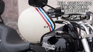 Bell Custom 500 Stripes Pearl White Helmet Review from GetLowered.com