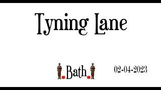 Tyning Lane (2023). Driving through The Streets of Bath UK, with roof mounted GoPro.