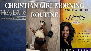 Vlogmas Day 10:  Healthy Christian Girl Morning Routine |Krissyspeaks