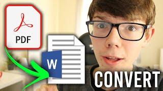 How To Convert PDF To Word Document Online (Free) | Full Guide