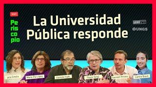 PERISCOPIO | LA UNIVERSIDAD PÚBLICA RESPONDE