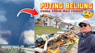 Bandar Kami Diserang TORNADO Sehingga MUSNAH Harta Benda!