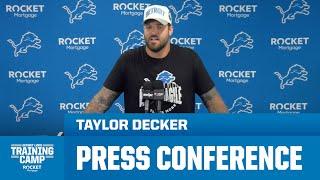 Taylor Decker Contract Extension Press Conference | July 29, 2024