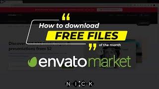 How to download Free Files from Envato Market [Tutorial]