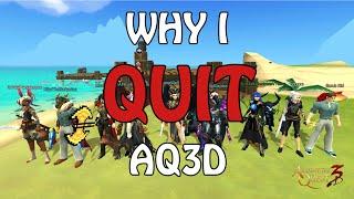 Why I QUIT AdventureQuest 3D
