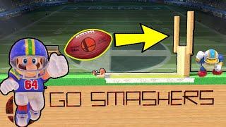 Super Smash Bros. Ultimate - Who Can Score A Field Goal In The Super Barrel? (Football)