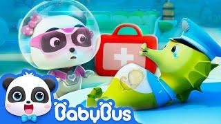 Super Panda Rescues Daddy Seahorse | Super Rescue Team 9 | Panda Cartoon | BabyBus