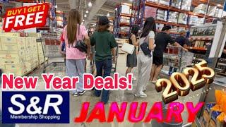 S&R | NEW YEAR DEALS! | BUY 1 TAKE 1 | JANUARY 2025 | SHOPPING AND TOUR | #Len TV Vlog