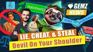 Stripe & Coinbase Unite , Robinhood's $200M Deal , Craig Wright's Probe | Gemz News with Slothy