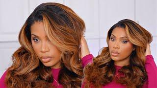 PERFECT HIGHLIGHT PRE COLORED WIG | GLUELESS WIG INSTALL