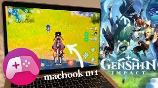 how to play genshin impact on mac M1 using playcover  + keymapping