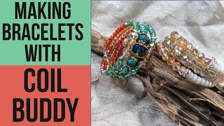 Making Memory Wire Bracelets with Coil Buddy - Bracelet Tutorial