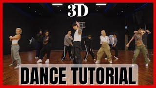 Jung Kook (정국) - '3D' Dance Practice Mirrored Tutorial (SLOWED)